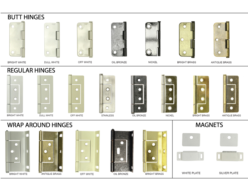 Color hinge choice